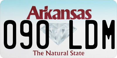 AR license plate 090LDM