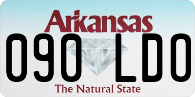 AR license plate 090LDO