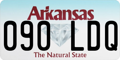 AR license plate 090LDQ