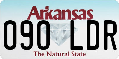 AR license plate 090LDR