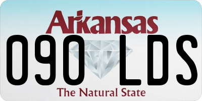 AR license plate 090LDS