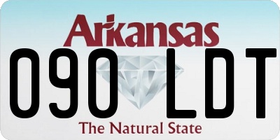 AR license plate 090LDT