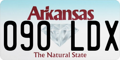 AR license plate 090LDX