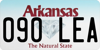 AR license plate 090LEA