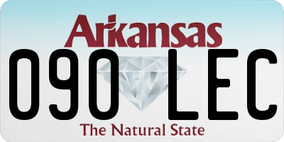 AR license plate 090LEC