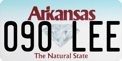 AR license plate 090LEE