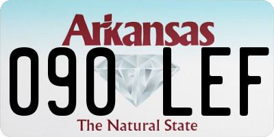 AR license plate 090LEF