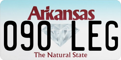 AR license plate 090LEG