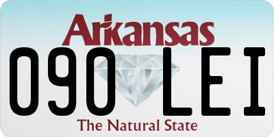 AR license plate 090LEI
