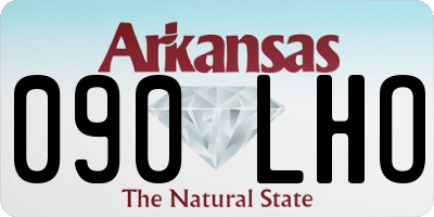 AR license plate 090LHO