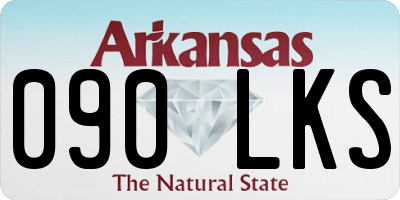AR license plate 090LKS