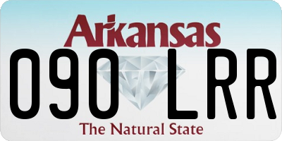 AR license plate 090LRR