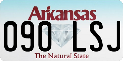 AR license plate 090LSJ