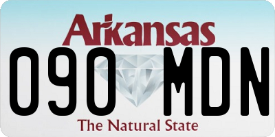 AR license plate 090MDN