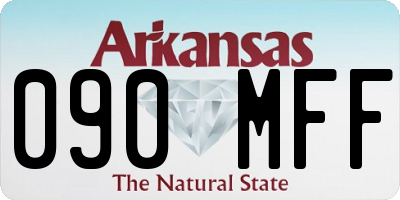 AR license plate 090MFF