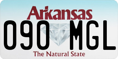 AR license plate 090MGL