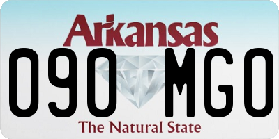 AR license plate 090MGO