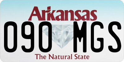 AR license plate 090MGS