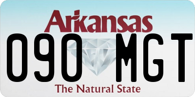 AR license plate 090MGT