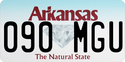 AR license plate 090MGU