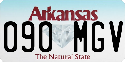 AR license plate 090MGV