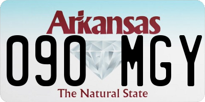 AR license plate 090MGY