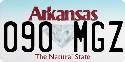 AR license plate 090MGZ