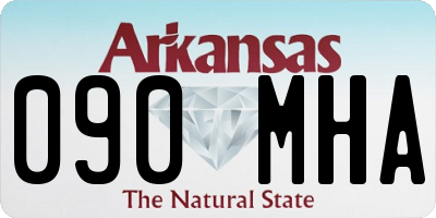 AR license plate 090MHA