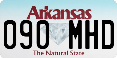 AR license plate 090MHD