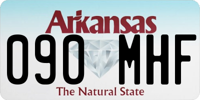 AR license plate 090MHF