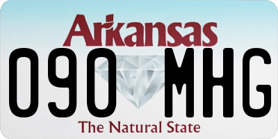 AR license plate 090MHG