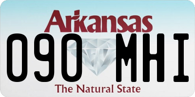 AR license plate 090MHI