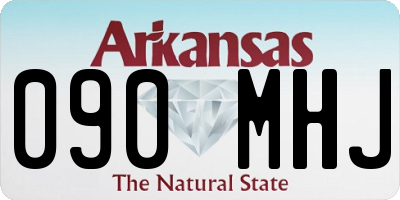 AR license plate 090MHJ