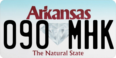AR license plate 090MHK
