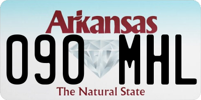 AR license plate 090MHL