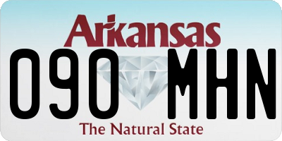 AR license plate 090MHN
