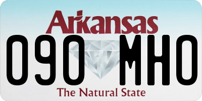 AR license plate 090MHO