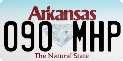AR license plate 090MHP
