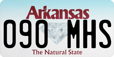 AR license plate 090MHS