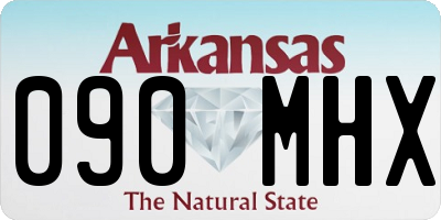 AR license plate 090MHX