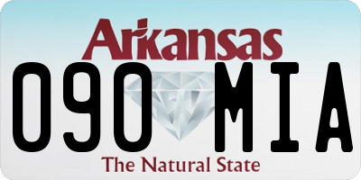 AR license plate 090MIA