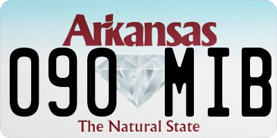 AR license plate 090MIB
