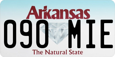 AR license plate 090MIE