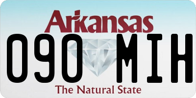 AR license plate 090MIH