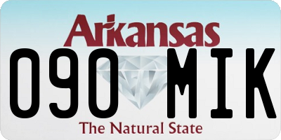 AR license plate 090MIK