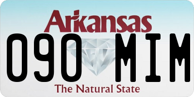 AR license plate 090MIM