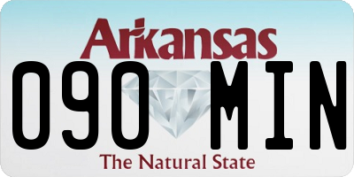 AR license plate 090MIN