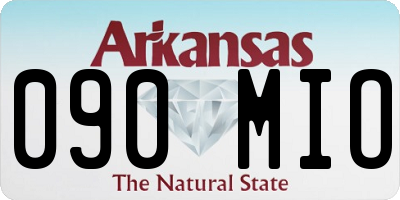 AR license plate 090MIO