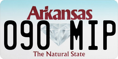 AR license plate 090MIP