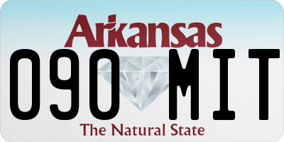 AR license plate 090MIT